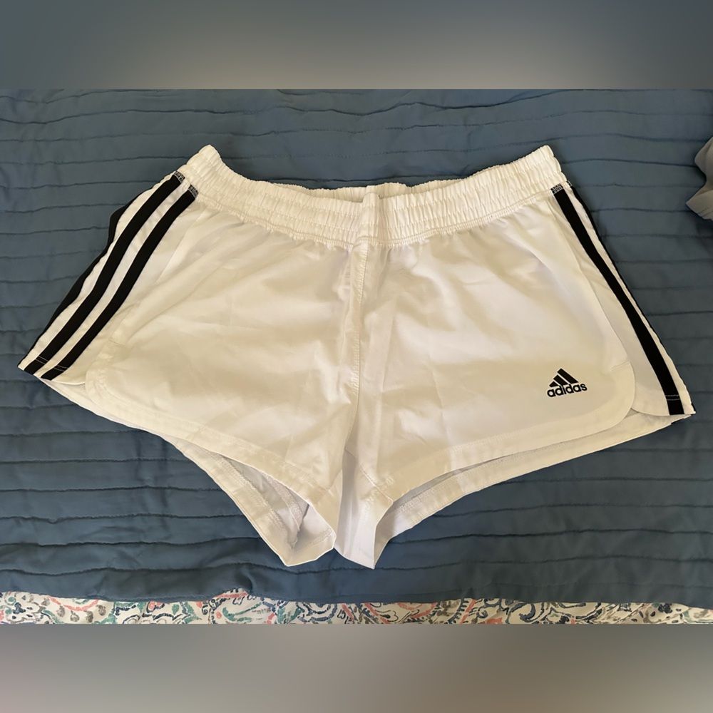 White Adidas Shorts